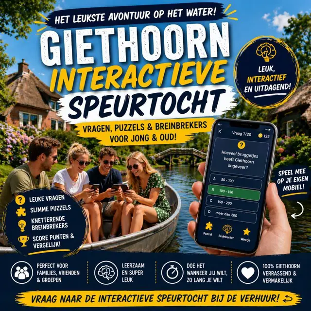 Giethoorn Interaktive Schnitzeljagd